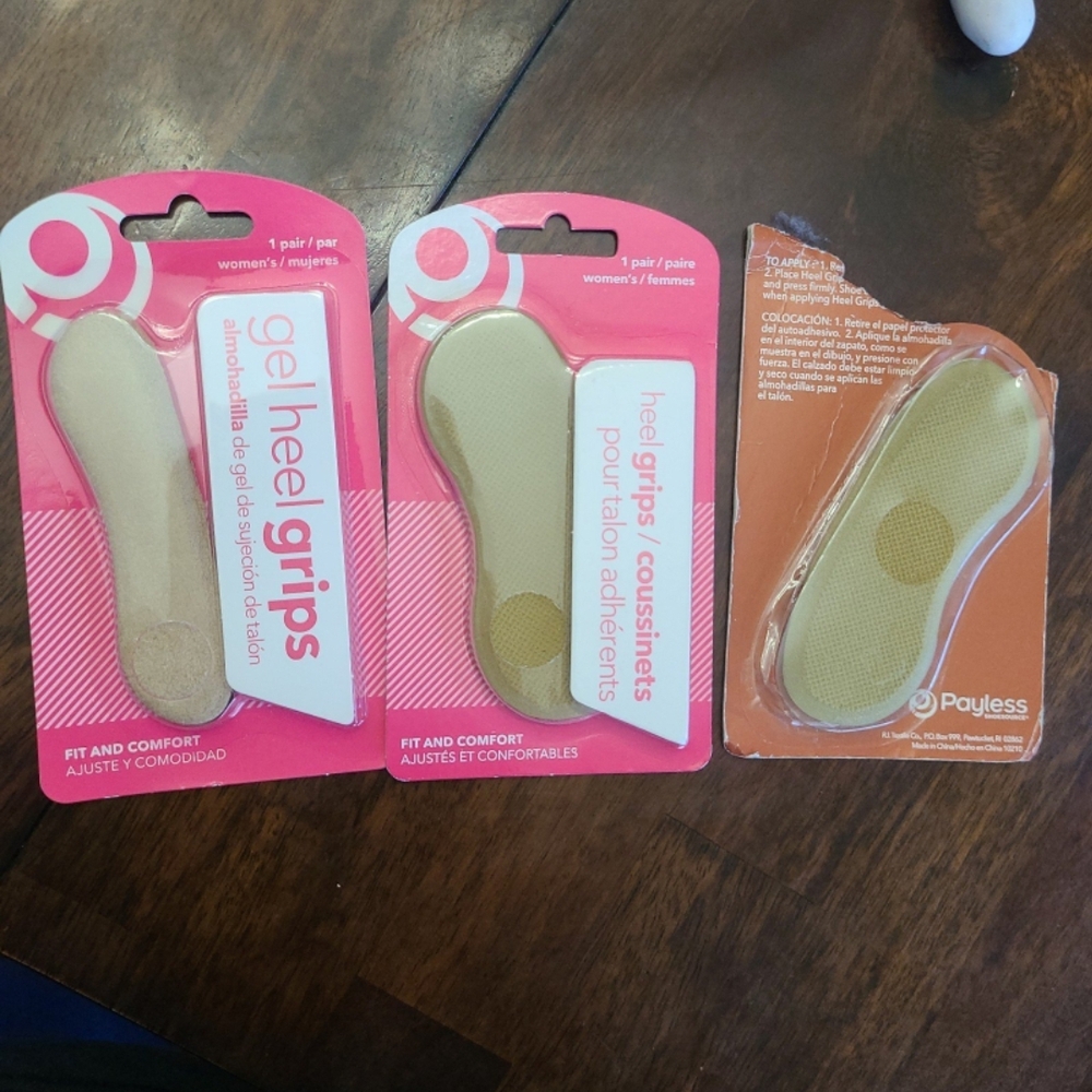 Payless Gel Heel Grips - Tan